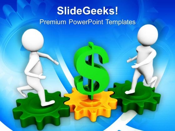 Gear Business For Doller Growth PowerPoint Templates Ppt Backgrounds For Slides 0713 Gear Business For Doller Growth PowerPoint Templates Ppt Backgrounds For Slides 0713