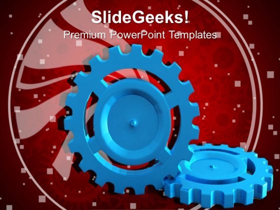 Gear Wheel Business Industrial PowerPoint Templates And PowerPoint Themes 0712