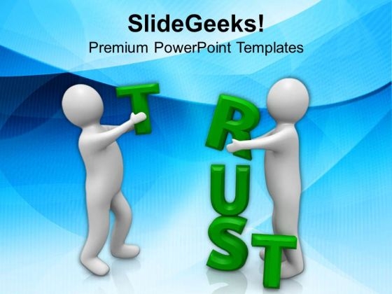 Generating Trust Is Difficult PowerPoint Templates Ppt Backgrounds For Slides 0713