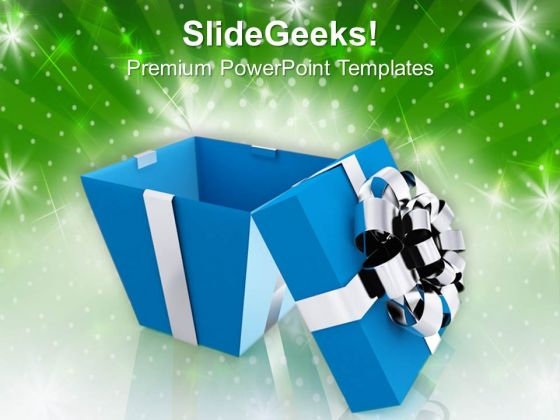 Gift Box Christmas Festival PowerPoint Templates And PowerPoint Themes 1112
