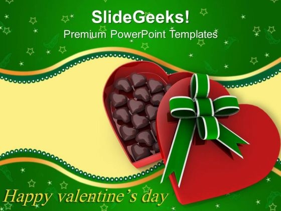 Gift Box Full Of Chocolates Love PowerPoint Templates Ppt Backgrounds For Slides 0213 Gift Box Full Of Chocolates Love PowerPoint Templates Ppt Backgrounds For Slides 0213