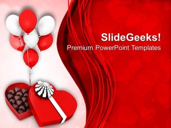 Gift Box With Balloons Valentines PowerPoint Templates Ppt Backgrounds For Slides 0213 Gift Box With Balloons Valentines PowerPoint Templates Ppt Backgrounds For Slides 0213