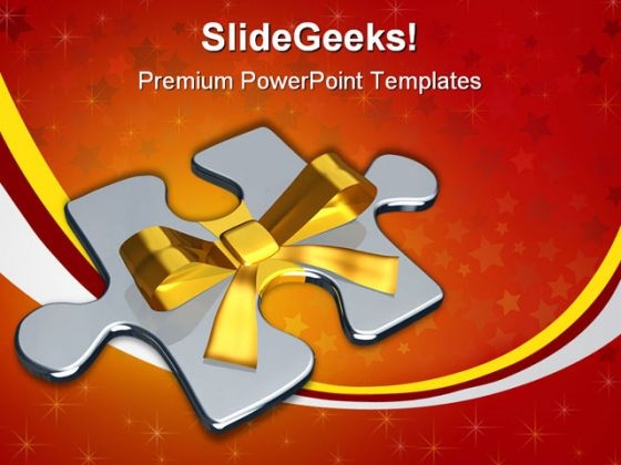 Gift For Solution Business PowerPoint Templates And PowerPoint Backgrounds 0611