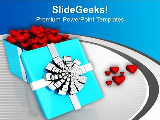 Gift Sweet Heart Shaped Chocolate PowerPoint Templates Ppt Backgrounds For Slides 0713 Gift Sweet Heart Shaped Chocolate PowerPoint Templates Ppt Backgrounds For Slides 0713