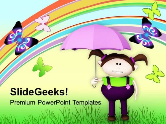 Girl Enjoying The Nature Theme PowerPoint Templates Ppt Backgrounds For Slides 0513 Girl Enjoying The Nature Theme PowerPoint Templates Ppt Backgrounds For Slides 0513