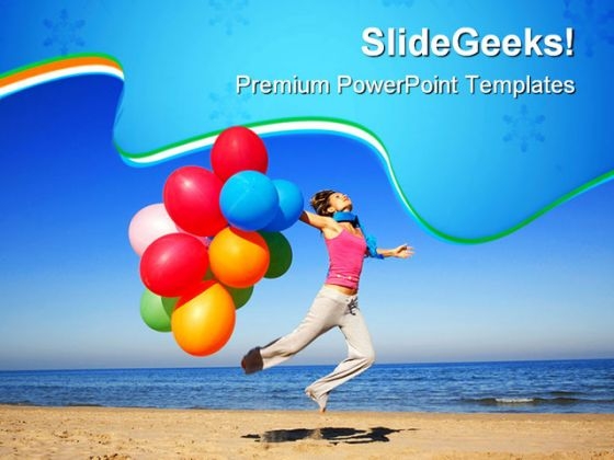Girl With Colorful Balloons Holidays PowerPoint Themes And PowerPoint Slides 0611 Girl With Colorful Balloons Holidays PowerPoint Themes And PowerPoint Slides 0611