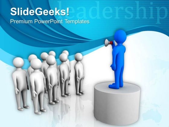 Give Speech To Team For Boost Their Enthu PowerPoint Templates Ppt Backgrounds For Slides 0613