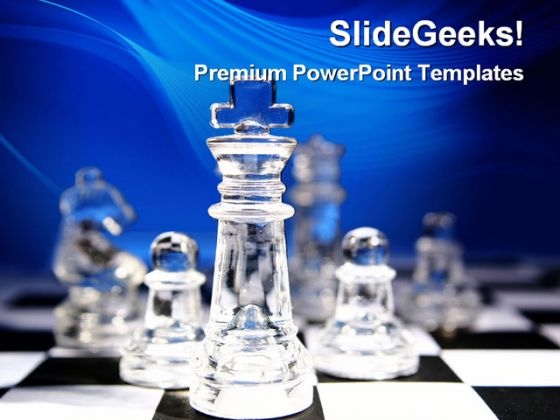Glass Chess Game PowerPoint Themes And PowerPoint Slides 0311 Glass Chess Game PowerPoint Themes And PowerPoint Slides 0311