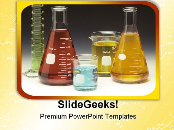Glassware Labortary Medical PowerPoint Template 0910 Glassware Labortary Medical PowerPoint Template 0910