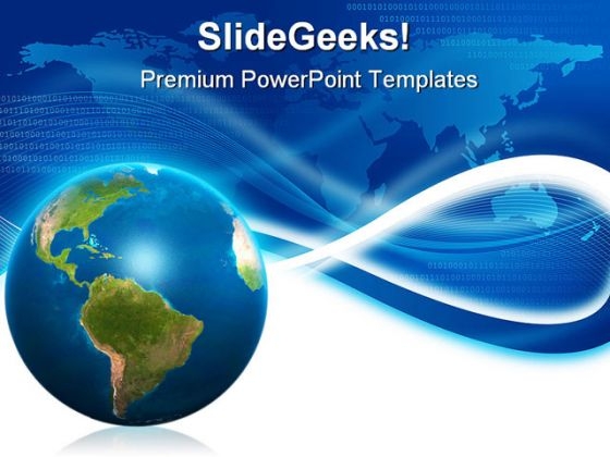 Global Abstract Business PowerPoint Template 0910
