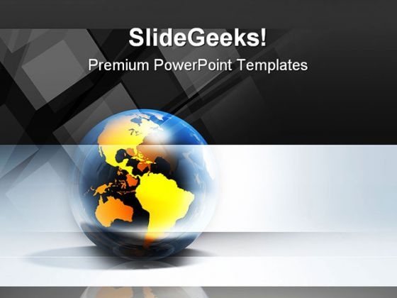 Global Blocks Business PowerPoint Template 1110 Global Blocks Business PowerPoint Template 1110