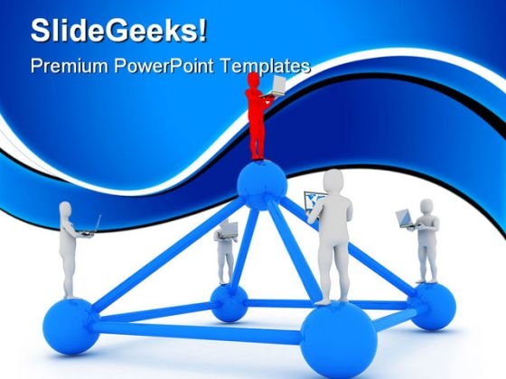 Global Computer Network Leadership PowerPoint Themes And PowerPoint Slides 0911