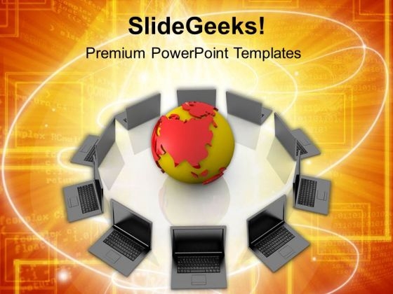 Global Connectivity With Internet PowerPoint Templates Ppt Backgrounds For Slides 0613 Global Connectivity With Internet PowerPoint Templates Ppt Backgrounds For Slides 0613