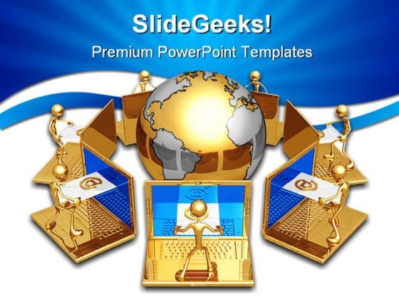 Global E Mail Computer PowerPoint Themes And PowerPoint Slides 0411 Global E Mail Computer PowerPoint Themes And PowerPoint Slides 0411