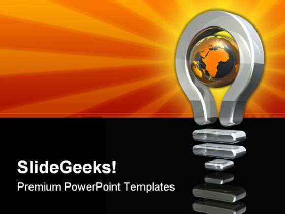 Global Ideas Future PowerPoint Template 1110 Global Ideas Future PowerPoint Template 1110