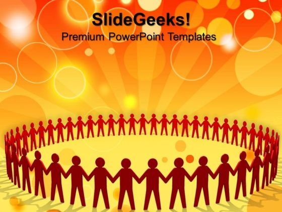 Global World Teamwork PowerPoint Templates And PowerPoint Themes 0612