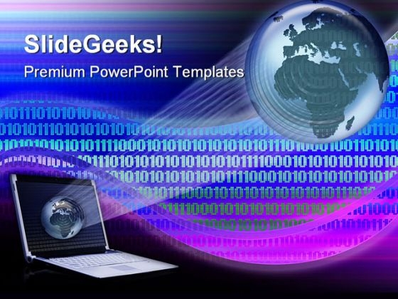 Globe And Binary Background Computer PowerPoint Themes And PowerPoint Slides 0611 Globe And Binary Background Computer PowerPoint Themes And PowerPoint Slides 0611