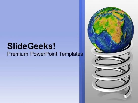 Globe On Top Of Spring Illustrates Go Green PowerPoint Templates Ppt Backgrounds For Slides 1112 Globe On Top Of Spring Illustrates Go Green PowerPoint Templates Ppt Backgrounds For Slides 1112