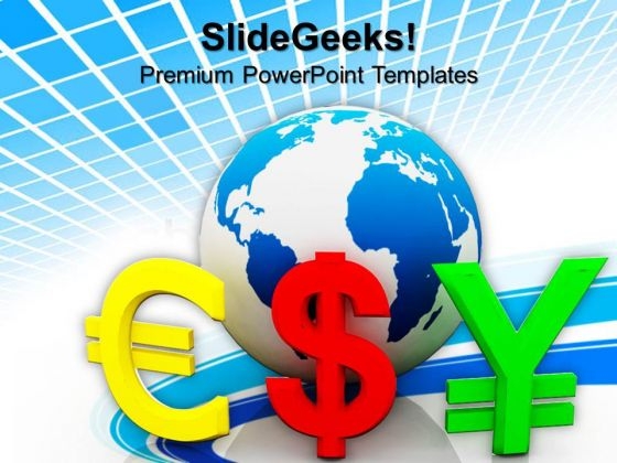 Globe With Currency Symbols Business PowerPoint Templates And PowerPoint Themes 1012 Globe With Currency Symbols Business PowerPoint Templates And PowerPoint Themes 1012