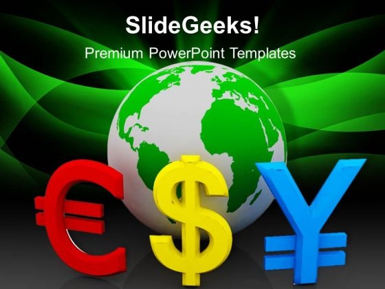 Globe With Currency Symbols Finance PowerPoint Templates And PowerPoint Themes 1012 Globe With Currency Symbols Finance PowerPoint Templates And PowerPoint Themes 1012