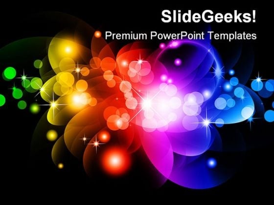 Glowing Circles Abstract PowerPoint Themes And PowerPoint Slides 0411