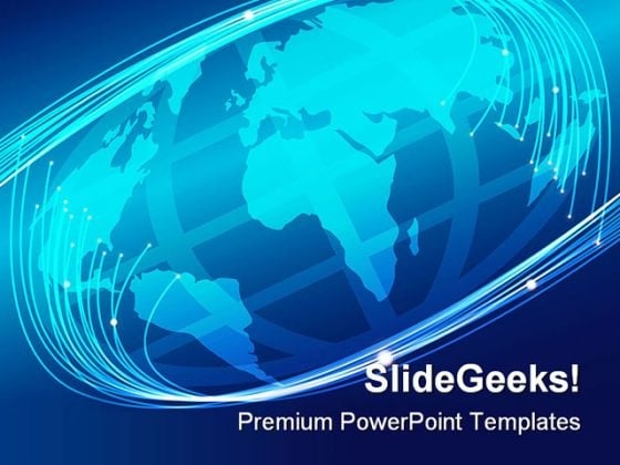 Glowing Optical Fibers Earth PowerPoint Themes And PowerPoint Slides 0311 Glowing Optical Fibers Earth PowerPoint Themes And PowerPoint Slides 0311