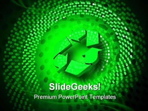 Glowing Recycle Spiral Environment PowerPoint Themes And PowerPoint Slides 0611 Glowing Recycle Spiral Environment PowerPoint Themes And PowerPoint Slides 0611
