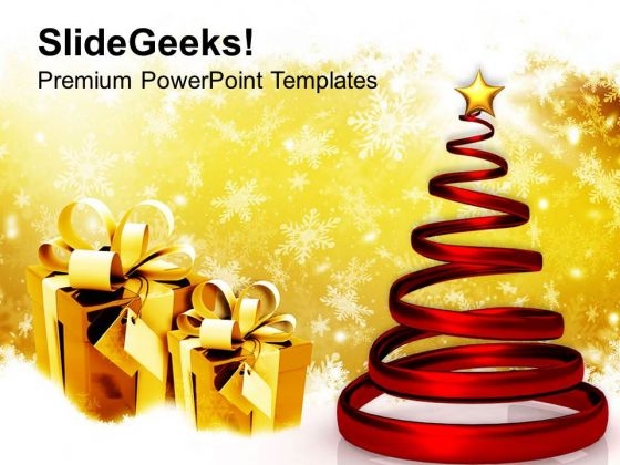 Glowing Spiral Christmas Tree Festival PowerPoint Templates Ppt Background For Slides 1112 Glowing Spiral Christmas Tree Festival PowerPoint Templates Ppt Background For Slides 1112