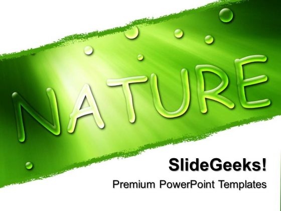 Go Green Nature PowerPoint Templates And PowerPoint Themes 0512