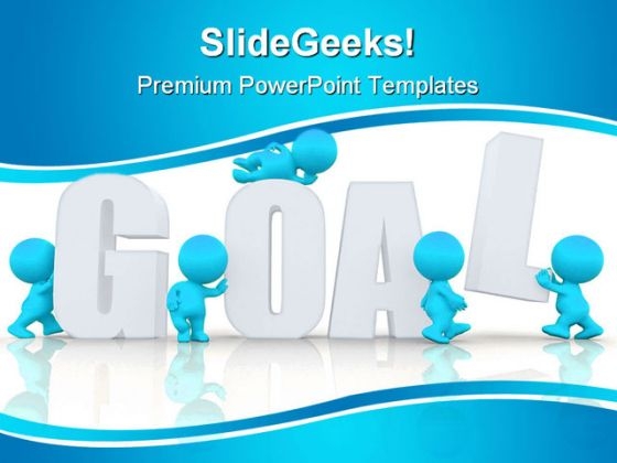 Goal Complete Business PowerPoint Template 1110 Goal Complete Business PowerPoint Template 1110