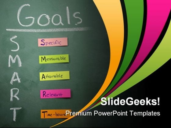 Goals Business PowerPoint Template 0610