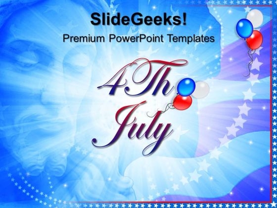 God Bless America 4th July PowerPoint Templates And PowerPoint Themes 0612