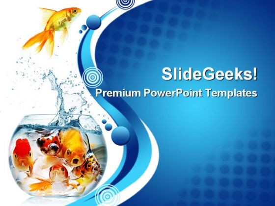 Gold Fish Animals PowerPoint Templates And PowerPoint Backgrounds 0311 Gold Fish Animals PowerPoint Templates And PowerPoint Backgrounds 0311