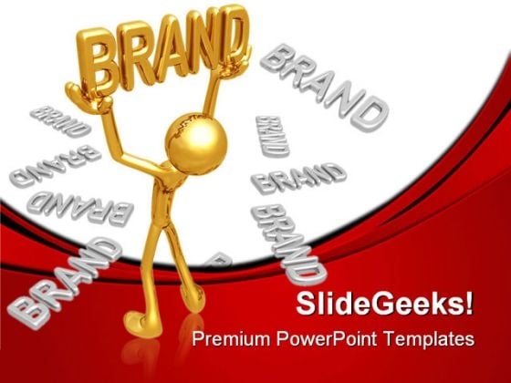 Golden Brand Business PowerPoint Templates And PowerPoint Backgrounds 0511 Golden Brand Business PowerPoint Templates And PowerPoint Backgrounds 0511