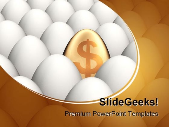 Golden Egg Leadership PowerPoint Template 0810 Golden Egg Leadership PowerPoint Template 0810