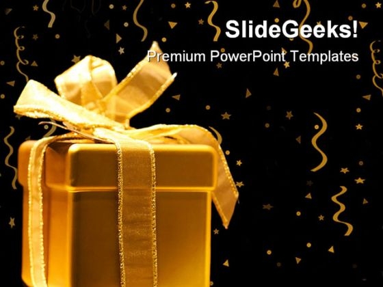 Golden Gift Festival PowerPoint Templates And PowerPoint Backgrounds 0311 Golden Gift Festival PowerPoint Templates And PowerPoint Backgrounds 0311