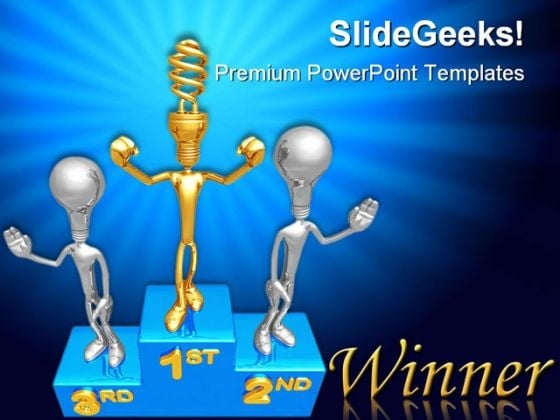 Golden Idea Winner Success PowerPoint Backgrounds And Templates 1210 Golden Idea Winner Success PowerPoint Backgrounds And Templates 1210