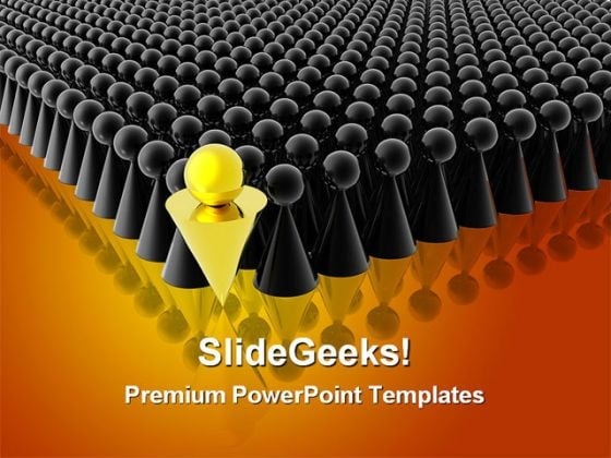 Golden Leader Of Management Leadership PowerPoint Themes And PowerPoint Slides 0311 Golden Leader Of Management Leadership PowerPoint Themes And PowerPoint Slides 0311