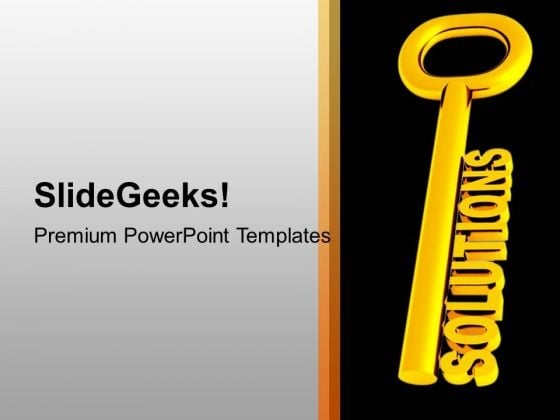 Golden Solution Key Business PowerPoint Templates Ppt Backgrounds For Slides 1212 Golden Solution Key Business PowerPoint Templates Ppt Backgrounds For Slides 1212