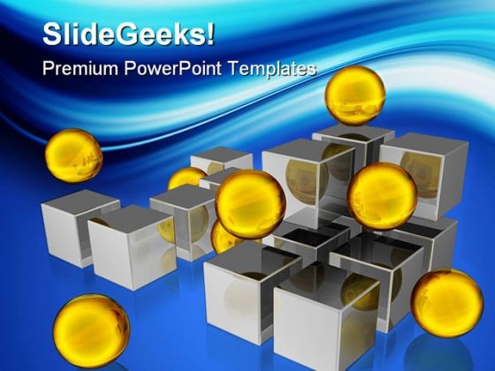 Golden Spheres Business PowerPoint Templates And PowerPoint Backgrounds 0311 Golden Spheres Business PowerPoint Templates And PowerPoint Backgrounds 0311