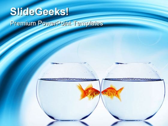 Goldfish And Aquarium Animals PowerPoint Templates And PowerPoint Backgrounds 0311