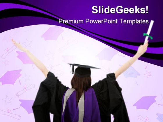 Graduate Student Education PowerPoint Backgrounds And Templates 1210 Graduate Student Education PowerPoint Backgrounds And Templates 1210