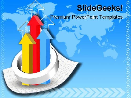 Graph Business PowerPoint Template 0810 Graph Business PowerPoint Template 0810