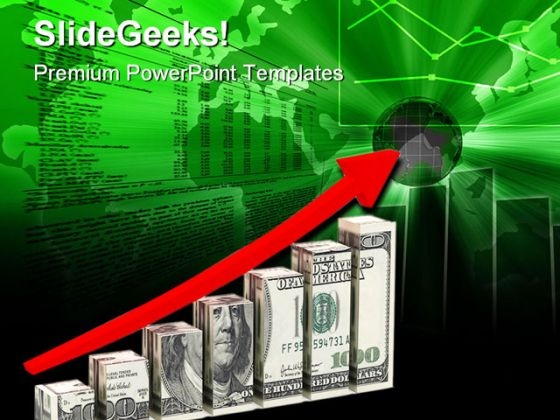 Graph Business PowerPoint Template 1010 Graph Business PowerPoint Template 1010