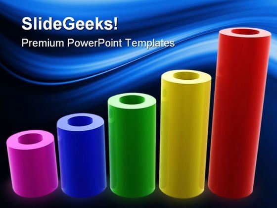 Graph Business PowerPoint Template 1110 Graph Business PowerPoint Template 1110