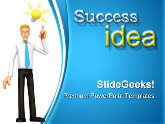 Great Idea Success PowerPoint Templates And PowerPoint Backgrounds 0211 Great Idea Success PowerPoint Templates And PowerPoint Backgrounds 0211