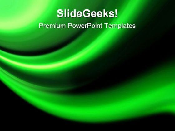 Green Abstract Beauty PowerPoint Backgrounds And Templates 1210