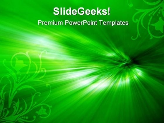 Green Background PowerPoint Templates And PowerPoint Backgrounds 0611 -  PowerPoint Templates