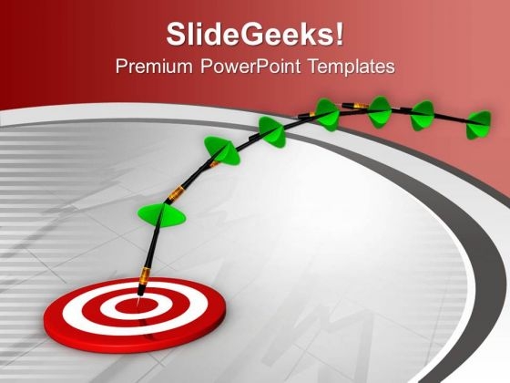 Green Dart On Red Target PowerPoint Templates Ppt Backgrounds For Slides 0713 Green Dart On Red Target PowerPoint Templates Ppt Backgrounds For Slides 0713