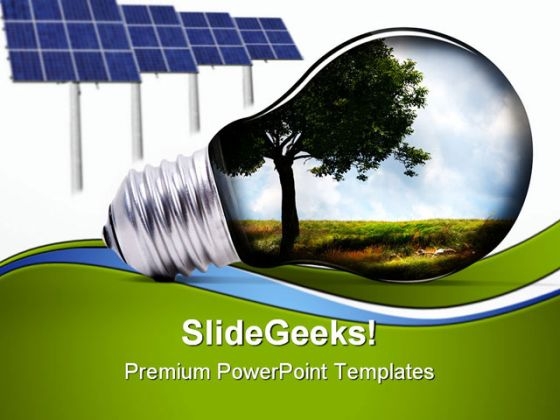 Green Energy Environment PowerPoint Templates And PowerPoint Backgrounds 0811